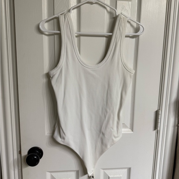 Nuuds Ribbed Tank Top Bodysuit - Picture 3 of 5